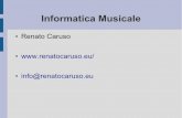 Informatica Musicale - Renato Caruso Caruso, grande tenore, ... La domanda di Fletcher a Stokowski era: poteva un unico violino essere amplificato per suonare ocme fossero quaranta?
