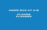 ASME B16.47 A-B FLANGE FLANGES - Stylflange · PDF filestyllange 136 137 ASME B 16.47 A - Classe 150 FLANGE A SALDARE DI TESTA WELDING NECK FLANGES FLANGE CIECHE BLIND FLANGES