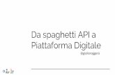 Da spaghetti API a Piattaforma Digitale