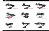 CAM 41 CAM 13 CAM 14 -  · PDF fileDeragliatore Shimano C101 doppio tiraggio 34,9 DE 04 349 Deragliatore Shimano Sora a saldare per tripla DE 07 T