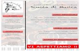 A M SAN MINIATO’BASSO Scuola di Musica · PDF file · 2017-09-11Chitarra Classica / Chitarra Moderna / Clarinetto / Fisarmonica Flauto / Pianoforte / Sax / Tromba / Violino / Violoncello