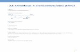2,5-Dimetossi-4-cloroamfetamina (DOC) - Isomer Design · PDF fileMetabolismo Descritti i processi ... La molecola DOC non risulta inclusa nella Tabella I del D.P.R. 309/90 e s.m.i.