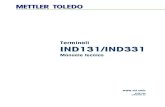 IND131/331 Technical Manual · PDF fileQuesto manuale descrive le funzioni e le caratteristiche dei terminali IND131 e IND331 con firmware versione 1.xx. ... (Standard Interface Command