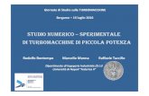 STUDIO NUMERICO SPERIMENTALE DI TuRBomacchine di · PDF filevaneless axial flow turbine. ... Napoli Studio Numerico – Sperimentale di Turbomacchine di ... Napoli Studio Numerico