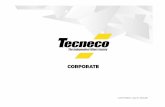 Corporate IT-EN 2017 - m.tecneco.com gamma prodotti TECNECO comprende ﬁltri aria radiali, pannello e industriali, ﬁltri olio spin-on, ecologici e immersione, ﬁltri carburante