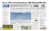 DOMENICA 4 FEBBRAIO 2018 · EURO 1,30 MAIORANA A ... this pageL’allarme Sciatori travolti da una slavina in Val Tartano Una valanga ha travolto ieri due scialpinisti di un gruppo