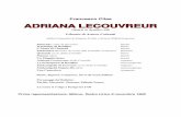 Francesco Cilea ADRIANA LECOUVREUR -  · PDF fileil fragile strumento vassallo della man