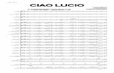 CIAO LUCIO Score - ALBERTO   LUCIO_Score.pdf · PDF fileArrangiamento di Alberto Mandarini & & & V & & & & & & & & & B??? &??