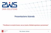 Presentazione standard di PowerPoint · PDF file• Shoplogix Plantnode OEE
