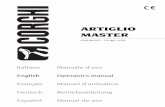 ARTIGLIO MASTER - Operator’s manual - … ARTIGLIO MASTER operator’s manual TRANSPORT, STORAGE AND HANDLING Conditions for transporting the machine The tyre changer must be transported