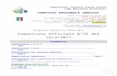 Comitato Regionale Abruzzo – Comunicato Ufficiale N. · Web viewZA MARIOLA TIRINO BUSSI - ALANNO 1 - 0 (1) - disputata il 11/03/2017 GIRONE D - 9 Giornata - R (1) ALBA TORTORETO