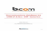Sincronizzazione database tra CRM (7.8.6) e ERP Genericointranet.siseco.it/crmhelp/doc/BCOM/BCOM - Sincro ERP.pdf · (dove BCOM è l'url di pubblicazione del CRM - es. ... 2.1.2 Importazione