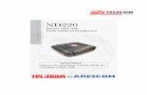 ND220 USB ADSL Modem – Guida rapida all’installazionetbuy-web.rossoalice.alice.it/alice/static/help/services/...1 – Andare su Start -> Programmi -> Modem Telindus Arescom ND220