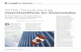 2012, l’evoluzione normativa in Canada · Electrical Code e Csa C22.2 n. 14, Industrial Control Equipment (edizione 2010) Codice d’installazione elettrico e standard di sicurezza
