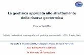 Flavio Poletto - Fondazione Museo Civico di Rovereto · Il progetto di utilizzo diretto di Grado, sistema geotermico a bassa entalpia Cenno ad altre applicazioni per utilizzo diretto