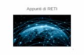 Appunti di RETI - itisff.it · 2 • LAN. Local Area Network. Rete su area locale. Si tratta di piccole reti di computer estese su aree ridotte come una stanza o al massimo un edificio.