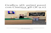 Grafica 3D: primi passi con Cinema 4D (R 9.0)mcdino.altervista.org/files/manuale9.pdf · Passo 2 – Cambiare il punto di vista Passo 3 - Passare dalla vista unica alla vista a quattro