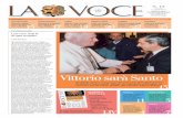 Vittorio sarà Santo - La Voce · N. 13 Venerdì 12 Aprile 2013 Periodico settimanale Poste Italiane S.p.A. - Spedizione in Abbonamento Postale -D.L. 353/2003 (conv. in L. 27/02/2004