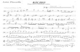 Astor Piazzolla KICHO -   Piazzolla Partitura y partes en propiedad de Carlos Weiske Pg. 1 cresc. simil molto
