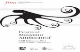 Festival Massimo Amfiteatroffestivalamfiteatrof.com/wp-content/uploads/2016/12/edizione_2013.pdf · 1951; il Concerto in mi maggiore per violino e ... Cavatina (Mozart) • Masterpiece
