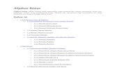 Aljabar Linier · Web view1.1.2 Operasi Eliminasi Gauss 1.1.3 Operasi Eliminasi Gauss-Jordan 1.2 Operasi Dalam Matriks 1.3 Matriks Balikan (Invers) 1.4 Transpose Matriks 1.5 Matriks