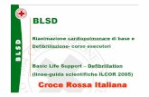 Nuovo.Prot-BLSD-CRI - crifossombrone.it PSTI/Nuovo-prot-BLSD.pdf · Obiettivi del corso Conoscenze teoriche Le cause di arresto cardiaco Le manifestazioni dell'arresto cardiaco Il
