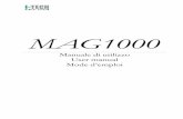 MNPG88-01 (MAG1000 Multilingua ITA-ENG-FR) (MAG1000... · dichiara che l’apparecchio MAG 1000 è costruito in conformità alla ... aritmie gravi o portatori di pace-maker, bambini,