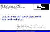E-privacy 2005 - urna.winstonsmith.orgurna.winstonsmith.org/materiali/2005/atti/Ep2005_Profili_internaz... · questa slide, ed è anche reperibile all’URL . ... Z. c. Finlandia,