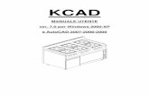 KCAD CONCETTI GENERALI KCAD è una suite di applicativi costituita da diversi programmi che si scambiano dati tra loro, il primo per la progettazione in ambiente AutoCAD, il secondo
