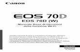 EOS 70D (W) - Vendita obiettivi accessori fotografia … istruzioni su come inserire i caratteri, vedere "Uso della tastiera virtuale" a pagina seguente. È possibile immettere fino