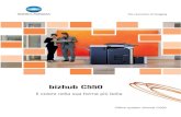 bizhub C550 - Pagina iniziale di Officina&Tecnologia · tiamo il rivoluzionario design InfoLine di bizhub C550, ... L’essenza del design. ... i sistemi operativi Windows, Mac, UNIX