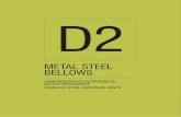METAL STEEL BELLOWS - Diflon METAL STEEL BELLOWS D2.08 . Giunto per scambiatori di calore tipo HE/C PN16 / Joint for heat exchanger type HE/C PN16 D2.09 . Giunto elastico per gas di
