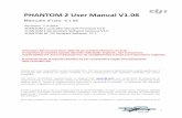 PHANTOM 2 User Manual V1 - ltpaobserverproject.com · contenuti contenuti 2 nella confezione 4 equipaggiamento richiesto 4 introduzione ai simboli 4 1 modello phantom2 5 1.1 istruzioni