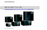 MICROMASTER 440manuali.eltex.biz/Manuali_Siemens/Inverter/MM440.pdf La certificazione di qualità Siemens per il software e la formazione è a norme DIN ISO 9001, Reg. N. 2160-01 Salvo