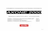 STRUMENTO DIAGNOSTICO ELETTRONICO …. 7 Procedura di attivazione di AXONE 2000: Prima di effettuare l’attivazione di Axone, si prega di verificare la presenza di tutti i componenti