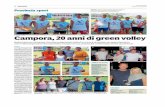 Campora, 20 anni di green volley · Provincia sport Internet qTutti i risultati e le foto del torneo di green volley si possono trovare nel sito della Pro Loco Campora, all'indirizzo
