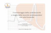 Il monitoraggio della cardiotossicità monitoraggio della cardiotossicità o meglio della tossicità cardiovascolare: non solo Ecocardio Irma Bisceglia Ambulatorio Cardio-onco-ematologia