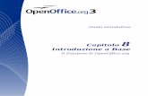 Introduzione a Base - PLIO · Introduzione Una sorgente dati, o database, è un insieme organizzato di informazioni a cui si può accedere usando OpenOffice.org (OOo) per gli