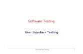 13-User Interface Testing2012 - UniNa STiDuE: l'universita ...unina.stidue.net/Ingegneria del Software 2/Materiale/Slides 2011... · • Un tutorial: . ... interfacce client di WA