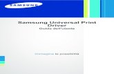 Samsung Universal Print Driver - asnew.itasnew.it/images/samsung/SCX6345N/manuale.pdf · Samsung Universal Print Driver è un unico driver che può essere utilizzato con diversi modelli