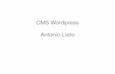 CMS Wordpress Antonio Lieto permette dj assegnare ad un utente un ruoJQ a sceJ_ta tra: Amminjstratpre: Ha pjeno del sjto web: puè e modj_fiçare paging, artiçpU, utenti, temj, widget,