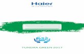 TUNDRA GREEN 2017 - mielepiu.com · 2 haiercondizionatori.it R32 TUNDRA GREEN 20dB(A) 21 dB(A) SUPERQUIET L’uso di ventilatori DC Inverter e l’ottimizzazione del design diminuiscono