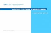 TARIFFARIO FASCHIM - Fondo di Assistenza Sanitaria · cod descrizione tariffa fino a € tariffario faschim 1/1/2018 pag. 7 sezione 2-rette di degenza in strutture sanitarie autorizzate
