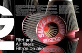 Filtri aria Air filters Filtros de aire - autopilot.dp.ua · I filtri aria ad alte prestazioni Sparco sono progettati ... 270C247 Corsa A 3p.- Kadett D/E - Kadett E Gsi 270C249 Ax