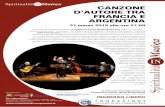 CANZONE D’AUTORE TRA FRANCIA E ARGENTINA · 2015-03-05 · Edith Piaf Quartet si muove nel territorio musicale della canzone d’autore tra la Francia e l’Argentina ... “La