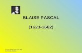 [PPT]BLAISE PASCAL (1623-1662) - home sophiaepoliteasophiaepolitea.altervista.org/BLAISE_PASCAL.ppt · Web viewETICA UOMO DIO La filosofia non dà senso alla vita dell’uomo divertissement