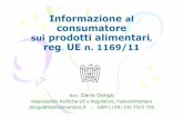 Informazione al consumatore sui prodotti alimentari reg UE n. …doc/D-Dongo.pdf · Informazione al consumatore sui prodotti alimentari, reg. UE n. 1169/11 Avv. Dario Dongo responsabile