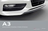 Audi Accessori Originali · ment di altissimo livello. A richiesta anche con sistema di naviga- ... al primer e verniciabili nel colore preferito, anche in colore carrozzeria.