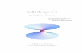 Analisi Matematica II - mat.uniroma2.ittauraso/Online2/IC-Tx.pdf · Analisi Matematica II per Ingegneria Informatica ”E’moltosempliceesserefelici,maè moltodiﬃcileesseresemplici."