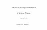 ChimicaFisica - chimica.unipd.it · Formulario ’ Elisabe1aCollini ...